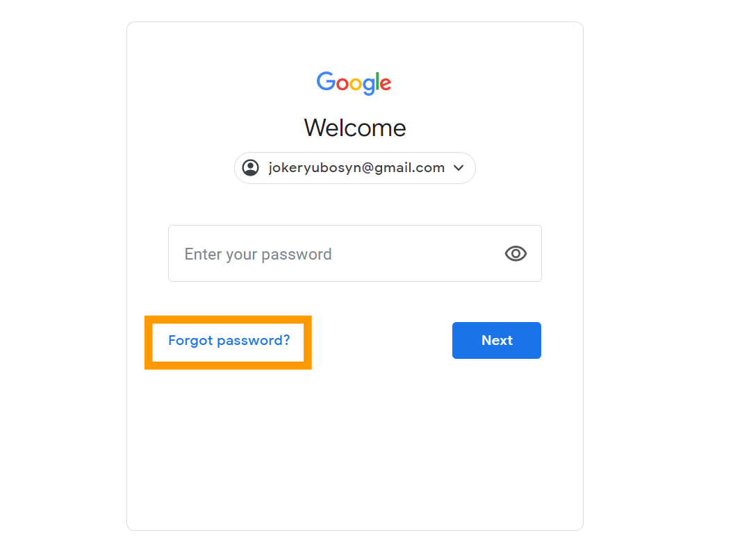 สมัคร Gmail ลืมรหัสผ่าน Gmail