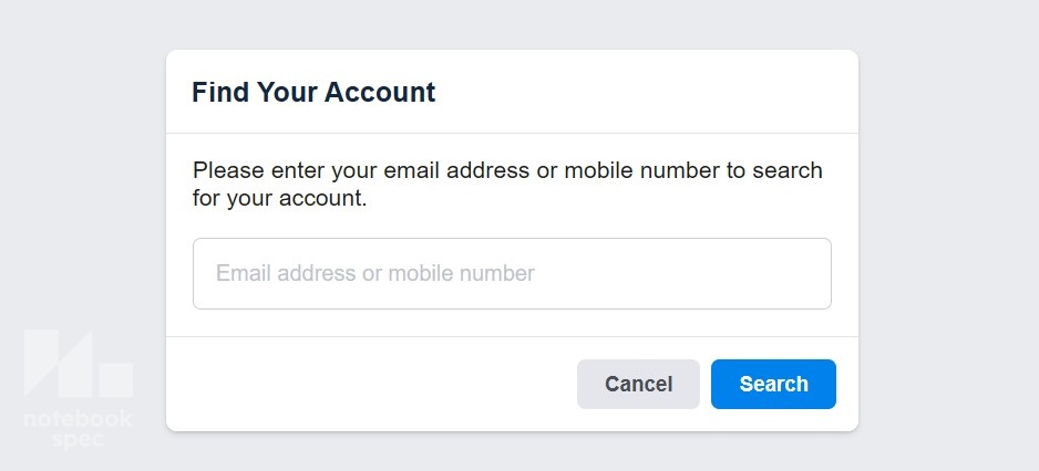 ลืมรหัสผ่าน Facebook