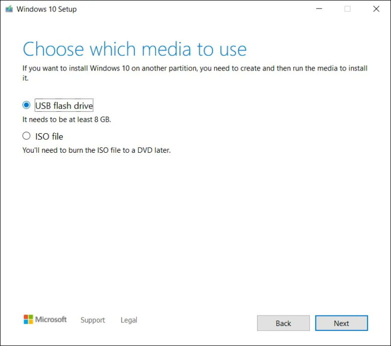 การติดตั้ง windows muo usb media2